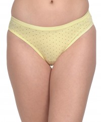 mod-shy-yellow-polka-dot-print-brief-mu173